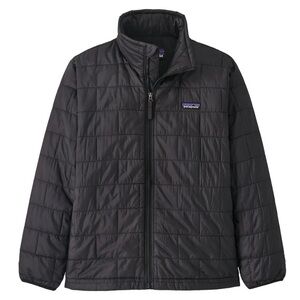 Patagonia Boys Nano Puff Brick Quilt Jacket - Black, XS